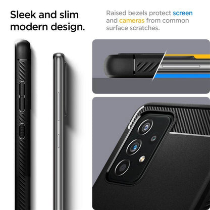Spigen Rugged Armor Case for Samsung Galaxy A52 / A52S - Matte Black_21