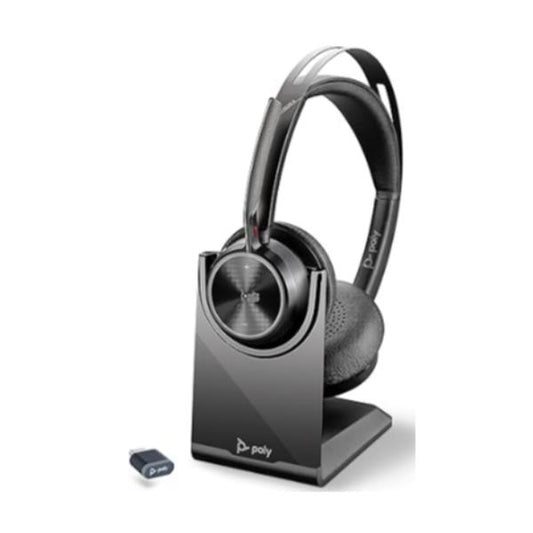 Poly Voyager Focus 2 MS USB-C+USB-C/A Adapter+Charging Stand_0