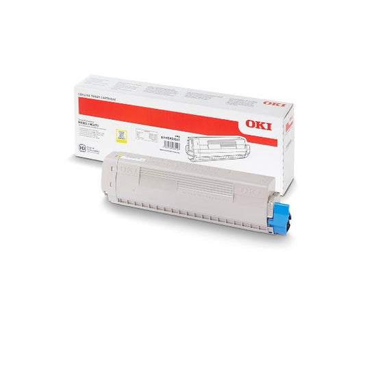 Toner Oki Original 45862837 / 7.3k / Amarelo_0