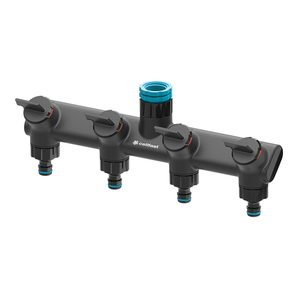 Distribuidor de 4 vias ergo g1/2", g3/4" y g1_0