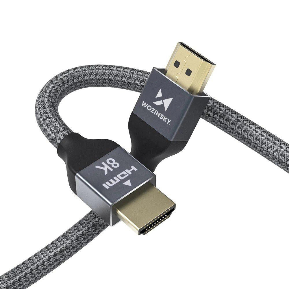 Wozinsky cable HDMI 2.1 8K 60 Hz 48 Gbps / 4K 120 Hz / 2K 144 Hz 5 m Silver (WHDMI-50)_5