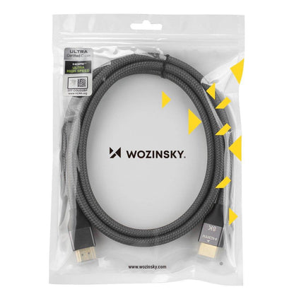 Wozinsky cable HDMI 2.1 8K 60 Hz 48 Gbps / 4K 120 Hz / 2K 144 Hz 5 m Silver (WHDMI-50)_8