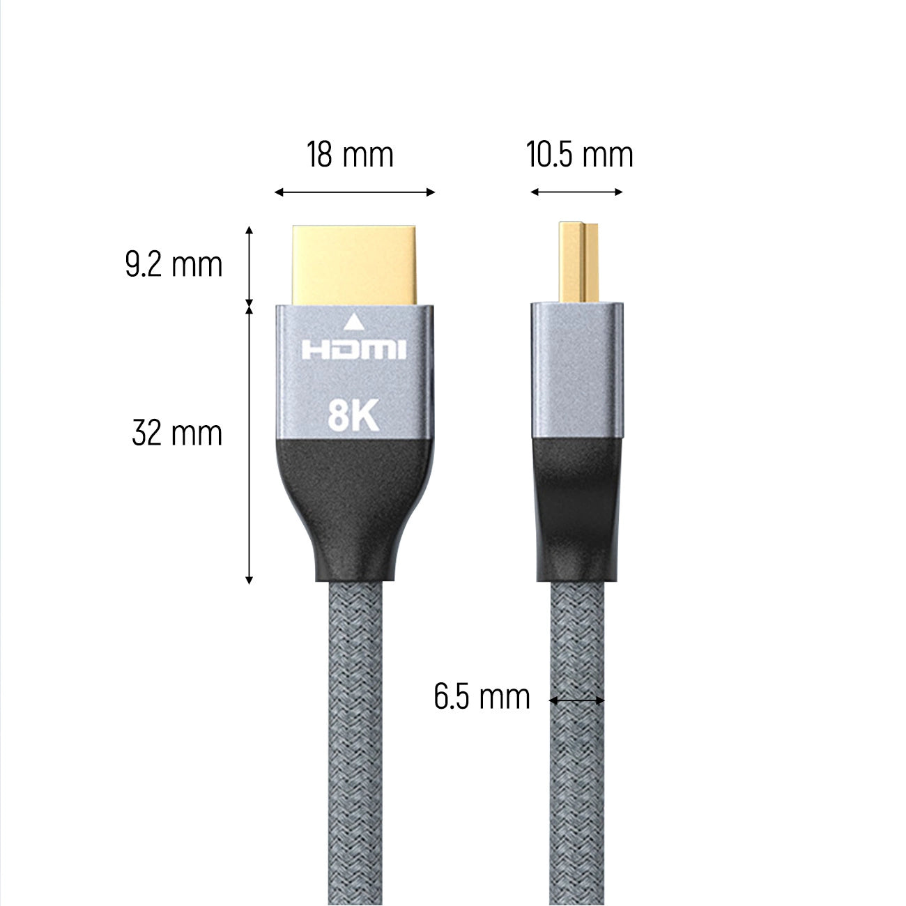 Wozinsky cable HDMI 2.1 8K 60 Hz 48 Gbps / 4K 120 Hz / 2K 144 Hz 5 m Silver (WHDMI-50)_15