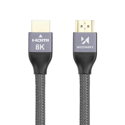 Wozinsky cable HDMI 2.1 8K 60 Hz 48 Gbps / 4K 120 Hz / 2K 144 Hz 5 m Silver (WHDMI-50)_7