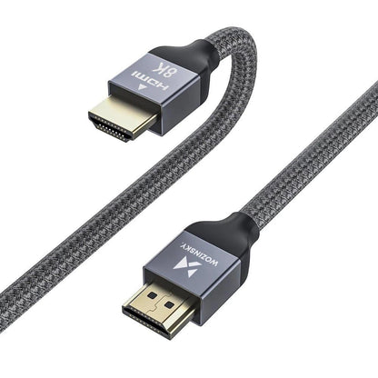 Wozinsky cable HDMI 2.1 8K 60 Hz 48 Gbps / 4K 120 Hz / 2K 144 Hz 5 m Silver (WHDMI-50)_0