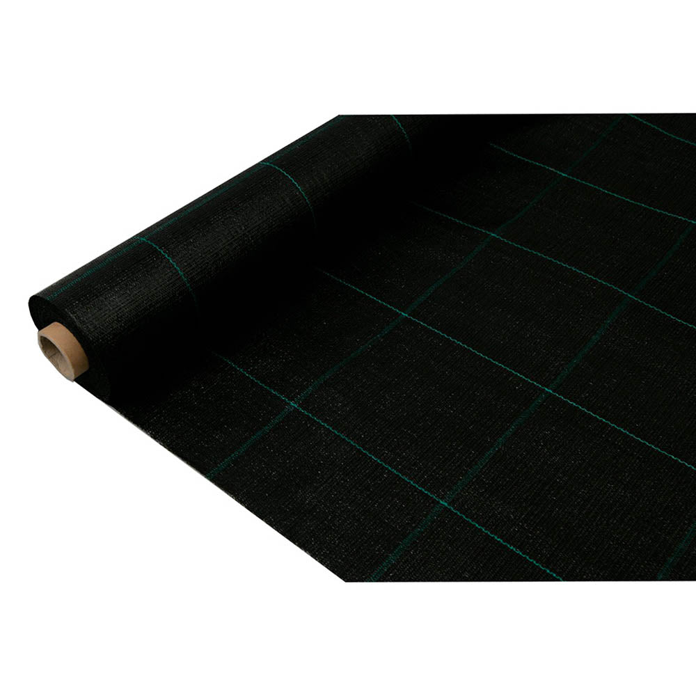 Malha anti-erva daninha 100g/mÂ² preta 1 x 25 m_0