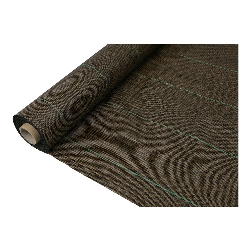 Tecido anti-erva daninha 100g/mÂ² castanho 1 x 100 m_0