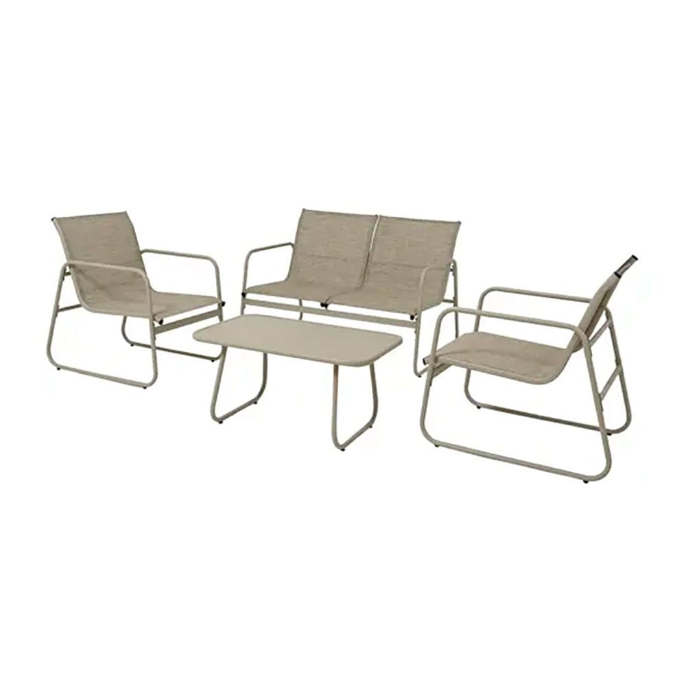 Conjunto de jardim bege de 4 peÃ§as, modelo bogotÃ¡_0