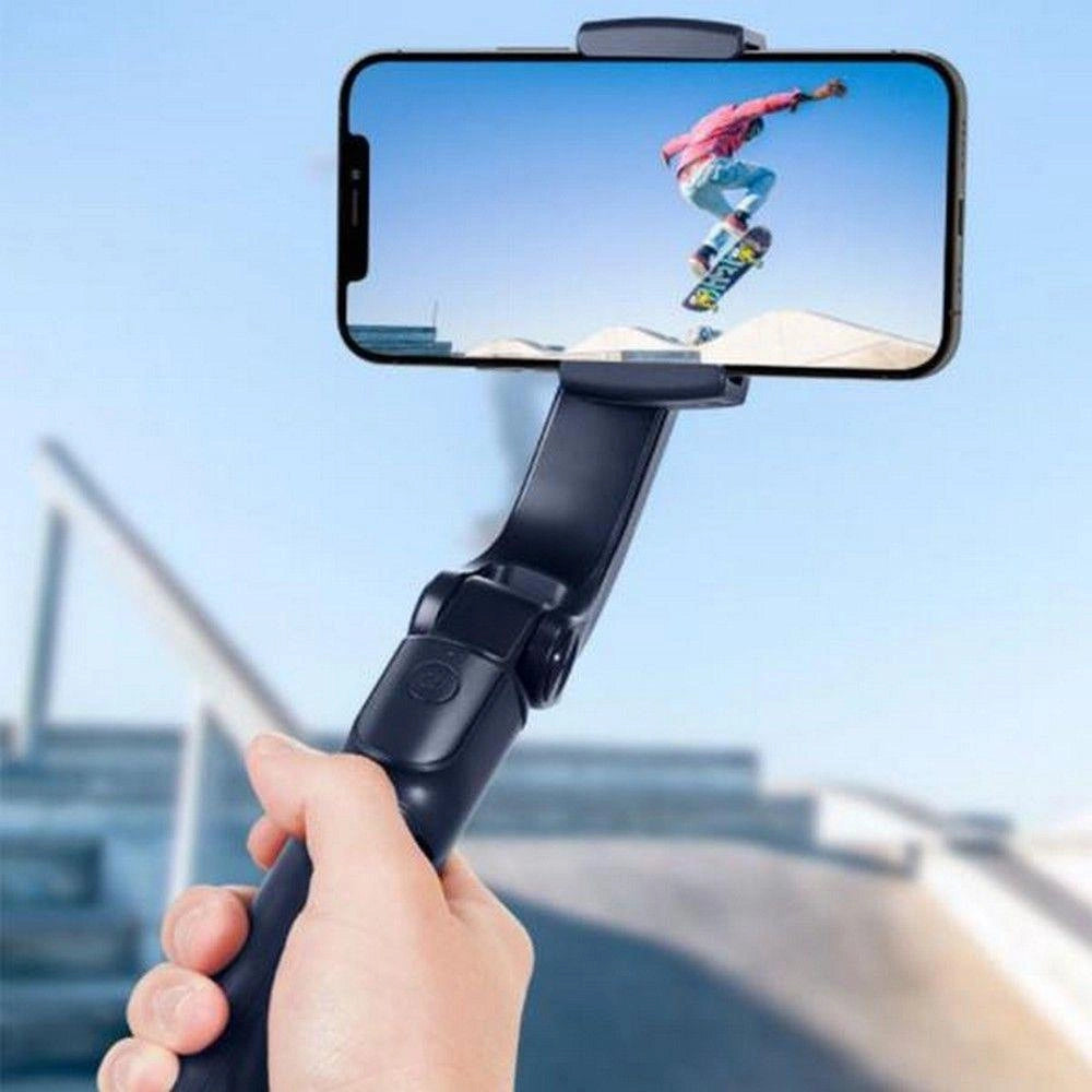 Spigen S610W Bluetooth Gimbal with Selfie Stick - Black_2