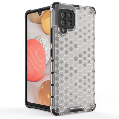 Honeycomb Case armor cover with TPU Bumper for Samsung Galaxy A42 5G green_5