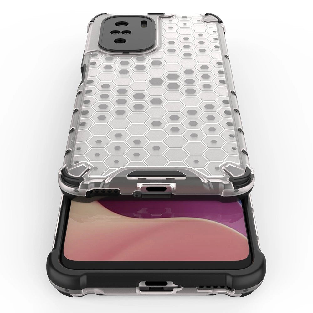 Honeycomb Case armor cover with TPU Bumper for Xiaomi Redmi K40 Pro+ / K40 Pro / K40 / Poco F3 green_12