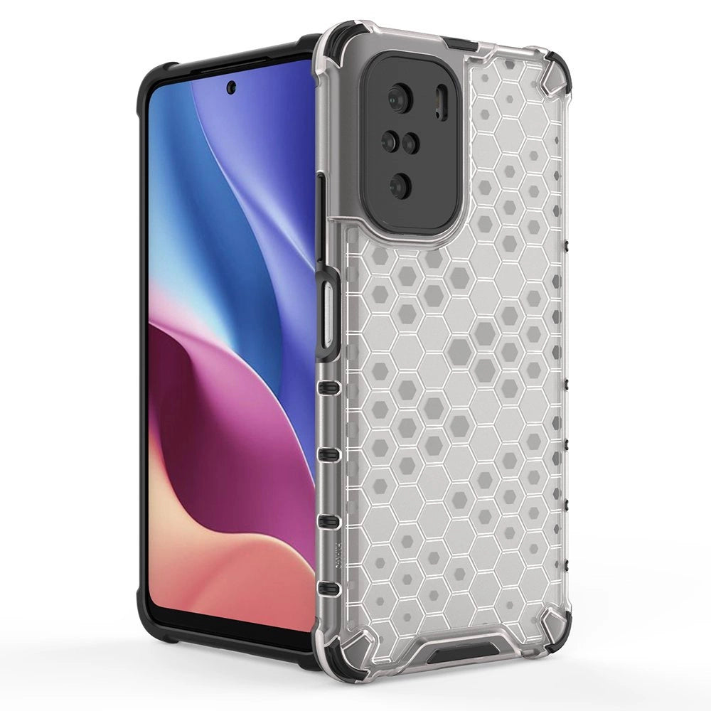 Honeycomb Case armor cover with TPU Bumper for Xiaomi Redmi K40 Pro+ / K40 Pro / K40 / Poco F3 green_5