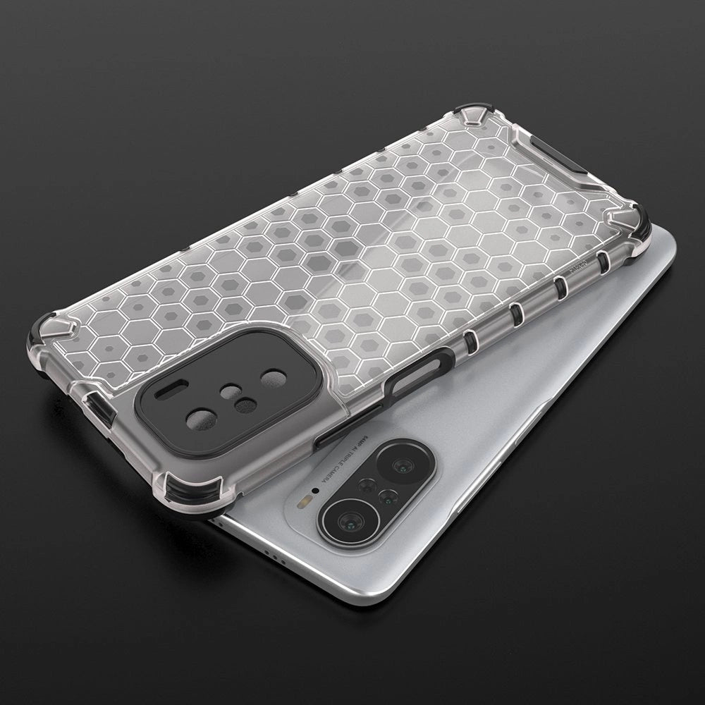 Honeycomb Case armor cover with TPU Bumper for Xiaomi Redmi K40 Pro+ / K40 Pro / K40 / Poco F3 green_10