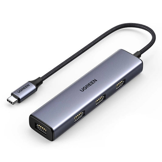Ugreen HUB USB Type C splitter - 4x USB 3.2 Gen 1 silver (CM473 20841)_0