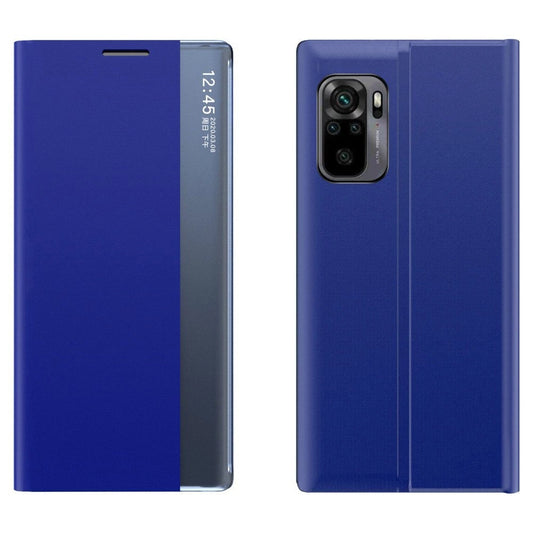 Sleep Case Bookcase Type Case with Smart Window for Xiaomi Redmi K40 Pro+ / K40 Pro / K40 / Poco F3 blue_0