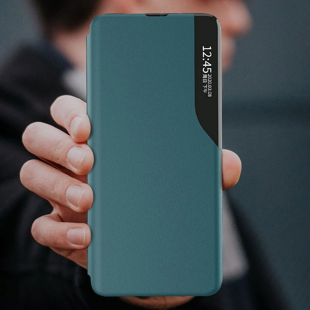 Eco Leather View Case Elegant Flip Cover Case with Stand Function Xiaomi Redmi K40 Pro + / K40 Pro / K40 / Poco F3 Orange_10
