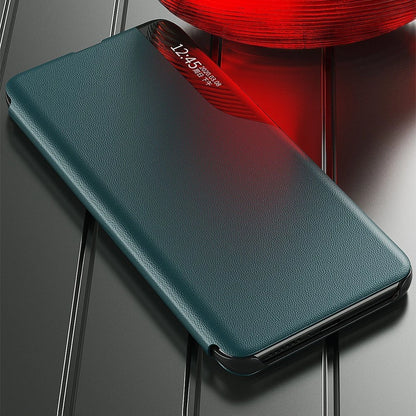 Eco Leather View Case Elegant Flip Cover Case with Stand Function Xiaomi Redmi K40 Pro + / K40 Pro / K40 / Poco F3 Red_9