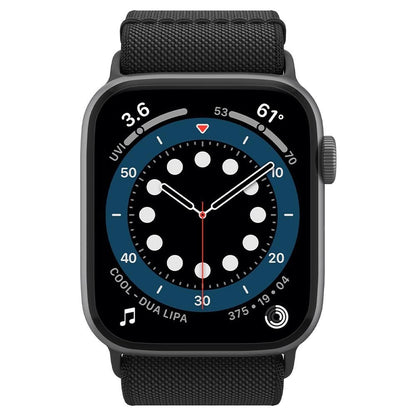 Spigen Fit Lite Strap for Apple Watch 4/5/6/7/8/9/SE/Ultra (42/44/45/49 mm) - Black_14