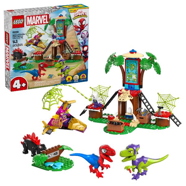 11200 Marvel Spidey und seine Super-Freunde Showdown am Baumhaus: Spidey-Rex vs. Gobby-Raptor, Konstruktionsspielzeug_0