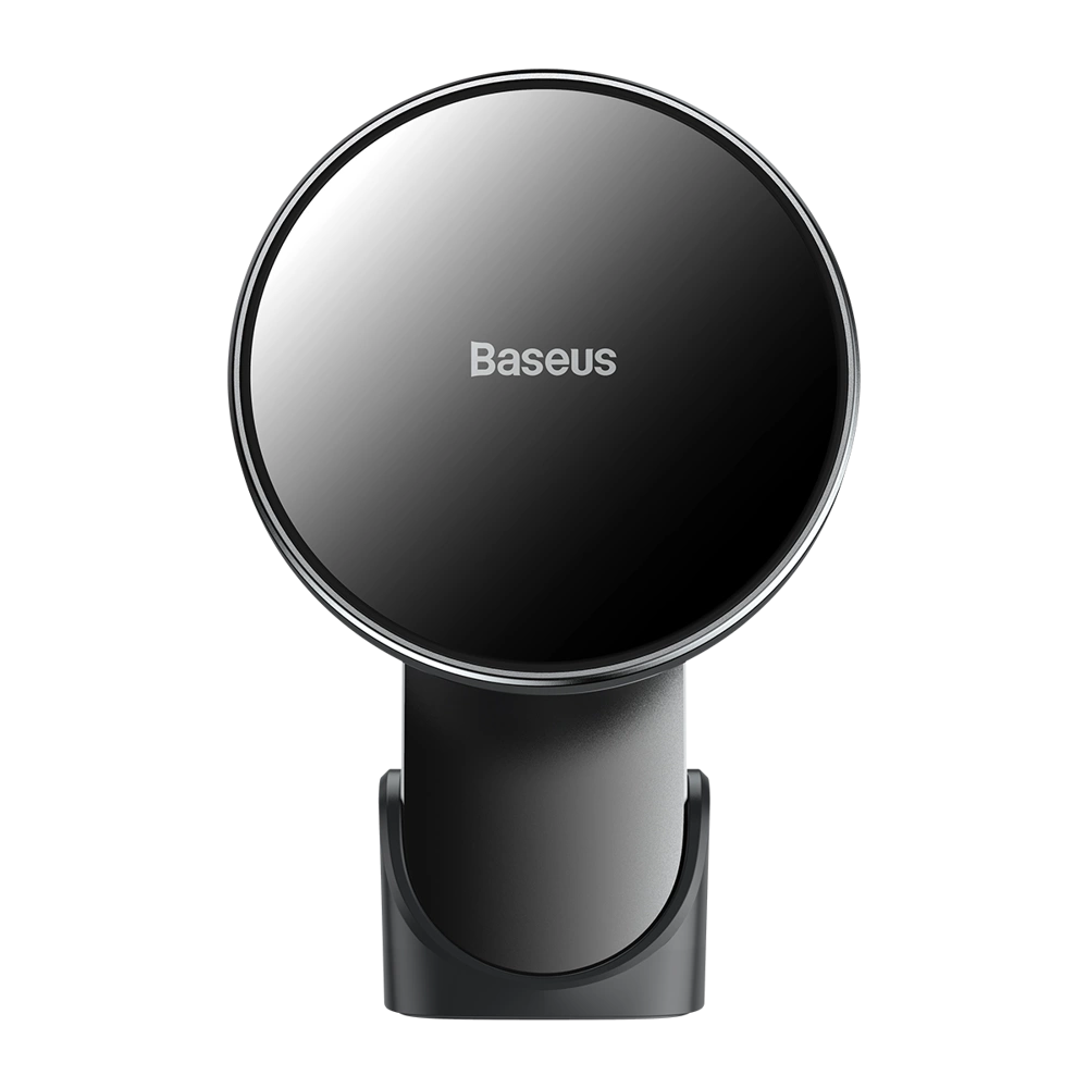 Baseus magnetic car phone holder wireless Qi charger 15 W (MagSafe compatible for iPhone) black (WXJN-01)_4