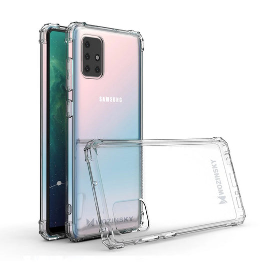 Wozinsky Anti Shock durable case with Military Grade Protection for Samsung Galaxy A72 4G transparent_0
