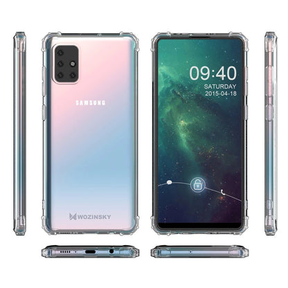 Wozinsky Anti Shock durable case with Military Grade Protection for Samsung Galaxy A72 4G transparent_8