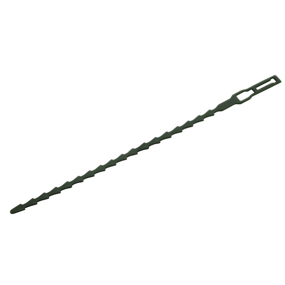 AbraÃ§adeiras reutilizÃ¡veis e ajustÃ¡veis, cor verde, 17 cm, blÃ­ster 40 un_0