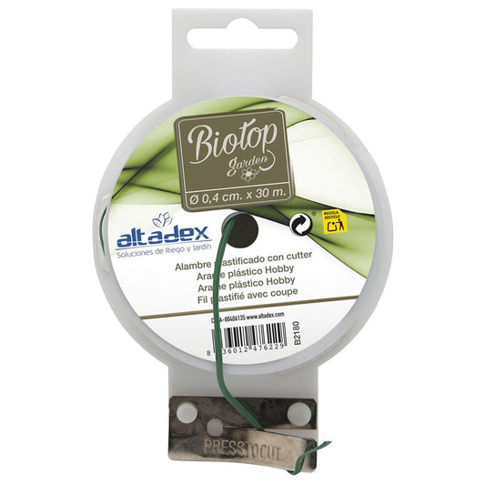 Arame plastificado verde, Ã¸2 mm x 30 m_0