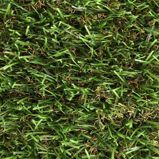 Relva artificial verde 40 mm, modelo outono, 1 x 5 m_0