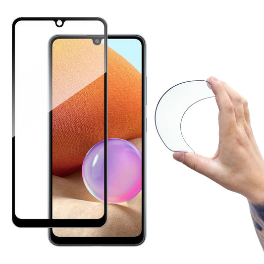 Wozinsky Full Cover Flexi Nano Glass Hybrid Screen Protector with frame for Samsung Galaxy A42 5G transparent_0