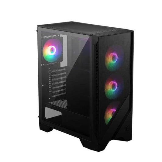 MSI MAG FORGE 120A AIRFLOW carcasa de ordenador Midi Tower Negro, Transparente_0