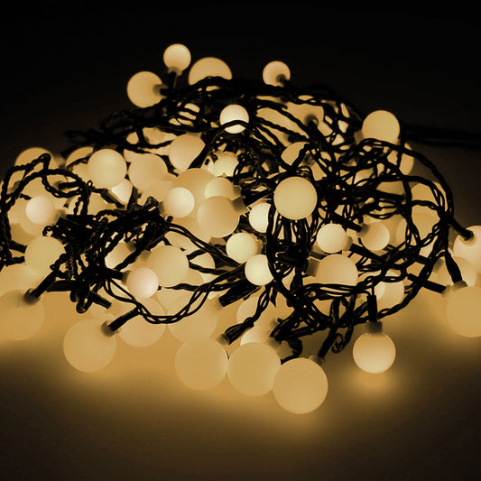 Guirlanda "cherry" 120 leds em trÃªs tamanhos, luz quente, exterior, 9 m_0