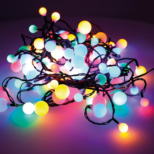 Guirlanda "cherry" 120 leds em trÃªs tamanhos, multicolor, exterior, 9 m_0