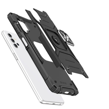 Wozinsky Ring Armor Case Kickstand Tough Rugged Cover for Samsung Galaxy A32 5G black_2