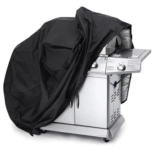 Waterproof grill cover, bicycle cover, bike cover, garden furniture cover, XXL cover, black_0