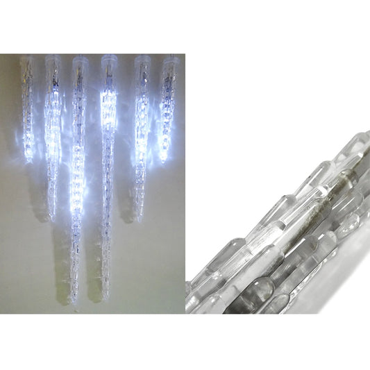 Tira led efeito neve, 148 leds, branco frio. lumineo_0