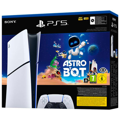 Consola Sony PlayStation 5 Slim (Edição Digital) + Jogo PS5 Astro Bot (Digital)