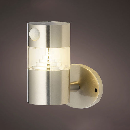 Luz solar de parede em inox 15-150lm luz quente Ã¸12x16cm lumineo_0