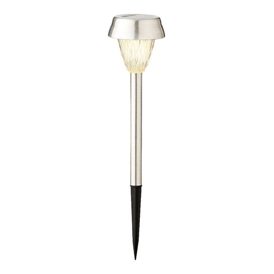 Kit 4 estacas inox luz quente 24x8cm lumineo_0