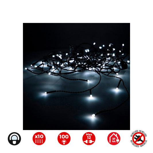 Cortina easy-connect 10 tiras 100 leds branco frio 30v total 1,8w ip44 2x1m_0