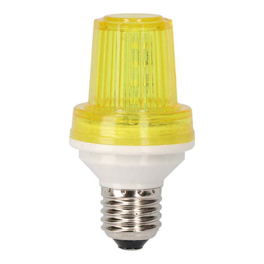 LÃ¢mpada flash led e27 1w cor amarelo_0