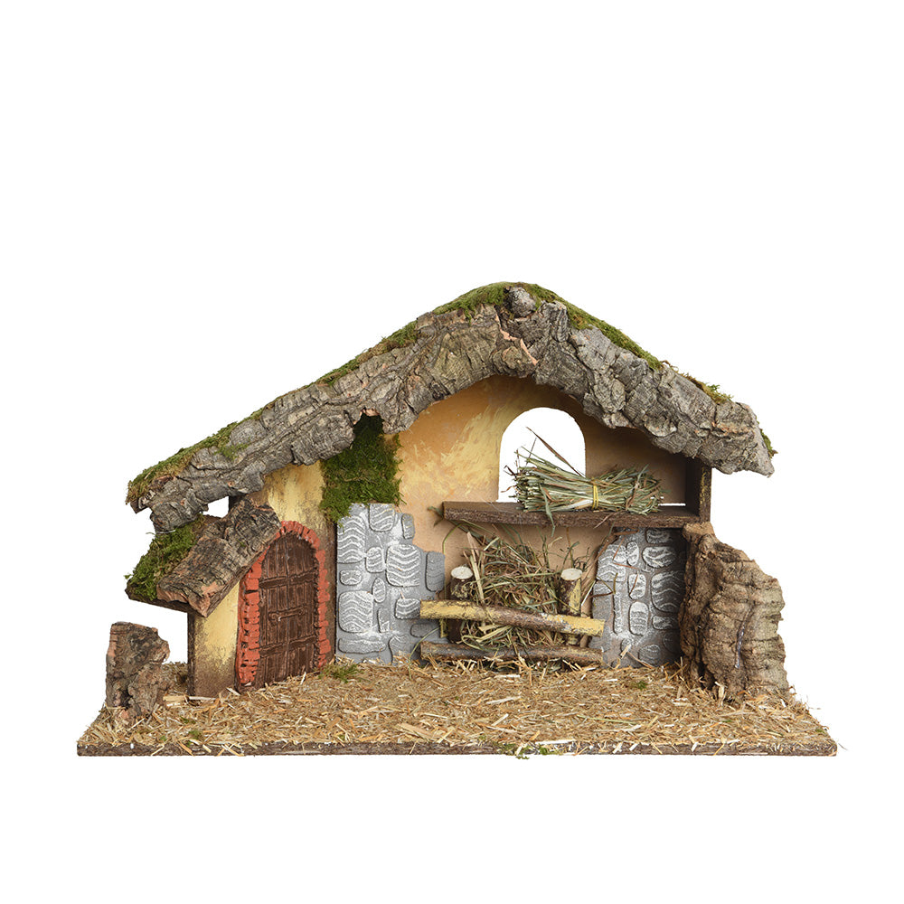 EstÃ¡bulo vazio para presÃ©pio 50x22x30cm_0
