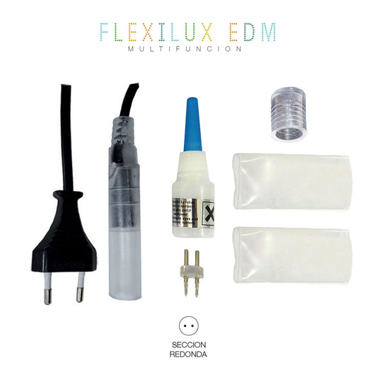 Kit de alimentaÃ§Ã£o-conexÃ£o para tubos flexilux e flexiled_0