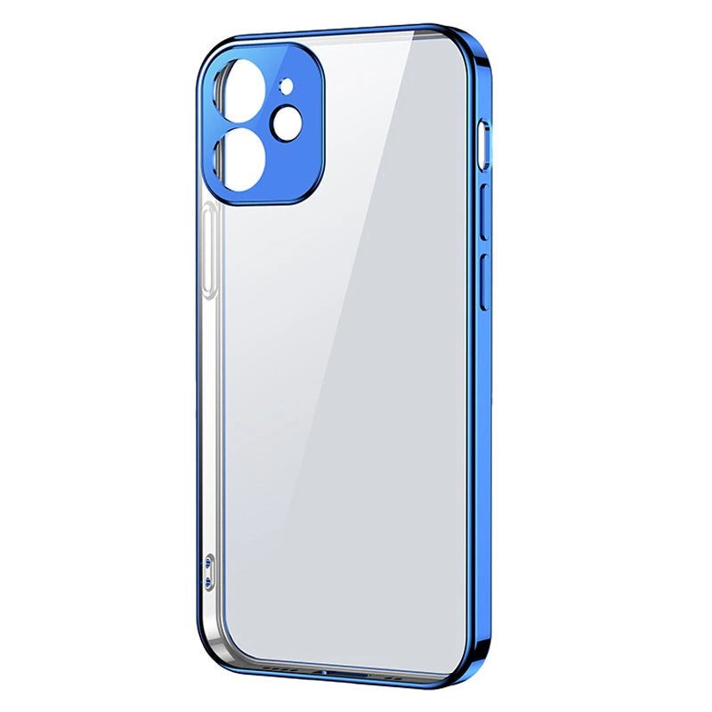 Joyroom New Beauty Series ultra thin case with electroplated frame for iPhone 12 Pro dark-blue (JR-BP743)_0