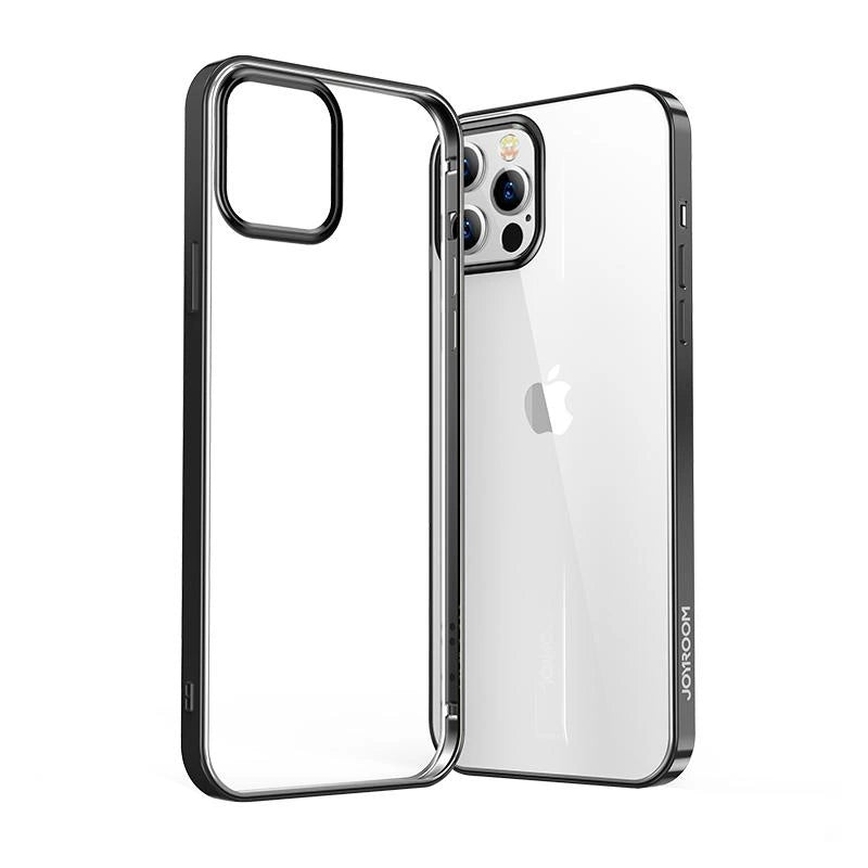 Joyroom New Beautiful Series ultra thin case with electroplated frame for iPhone 12 Pro Max black (JR-BP796)_0