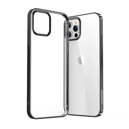 Joyroom New Beautiful Series ultra thin case with electroplated frame for iPhone 12 Pro Max black (JR-BP796)_0