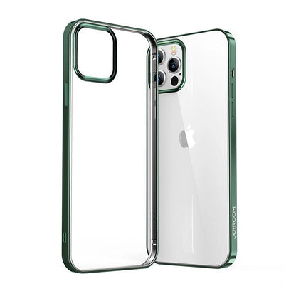 Joyroom New Beautiful Series ultra thin case with electroplated frame for iPhone 12 Pro Max green (JR-BP796)_0