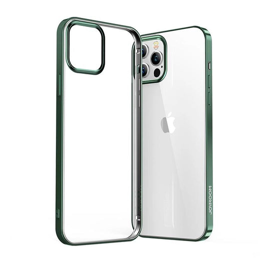 Joyroom New Beautiful Series ultra thin case with electroplated frame for iPhone 12 Pro Max green (JR-BP796)_0