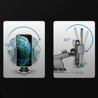 Joyroom car phone holder with telescopic extendable arm for dashboard and window black (JR-OK3)_2