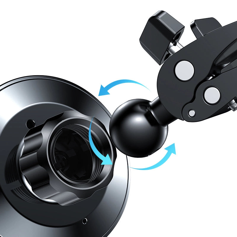 Car Grille Holder Joyroom JR-ZS240 with Qi Inductive Charger (Black)_7